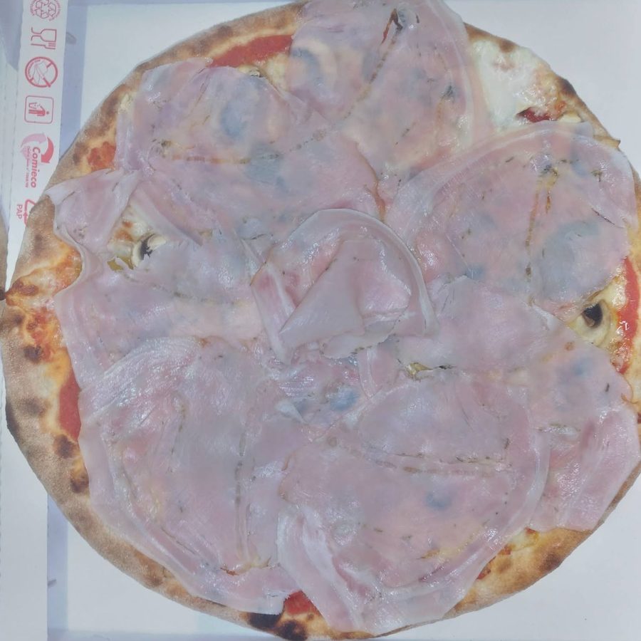 Pizza Prosciutto e funghi